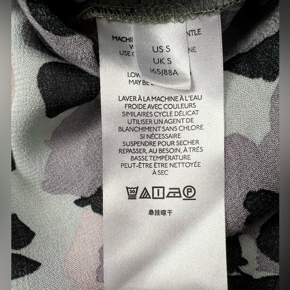 Anthropologie Maeve Rita Floral Tunic Blouse Top Longline Button Up Oversized S - Picture 8 of 12